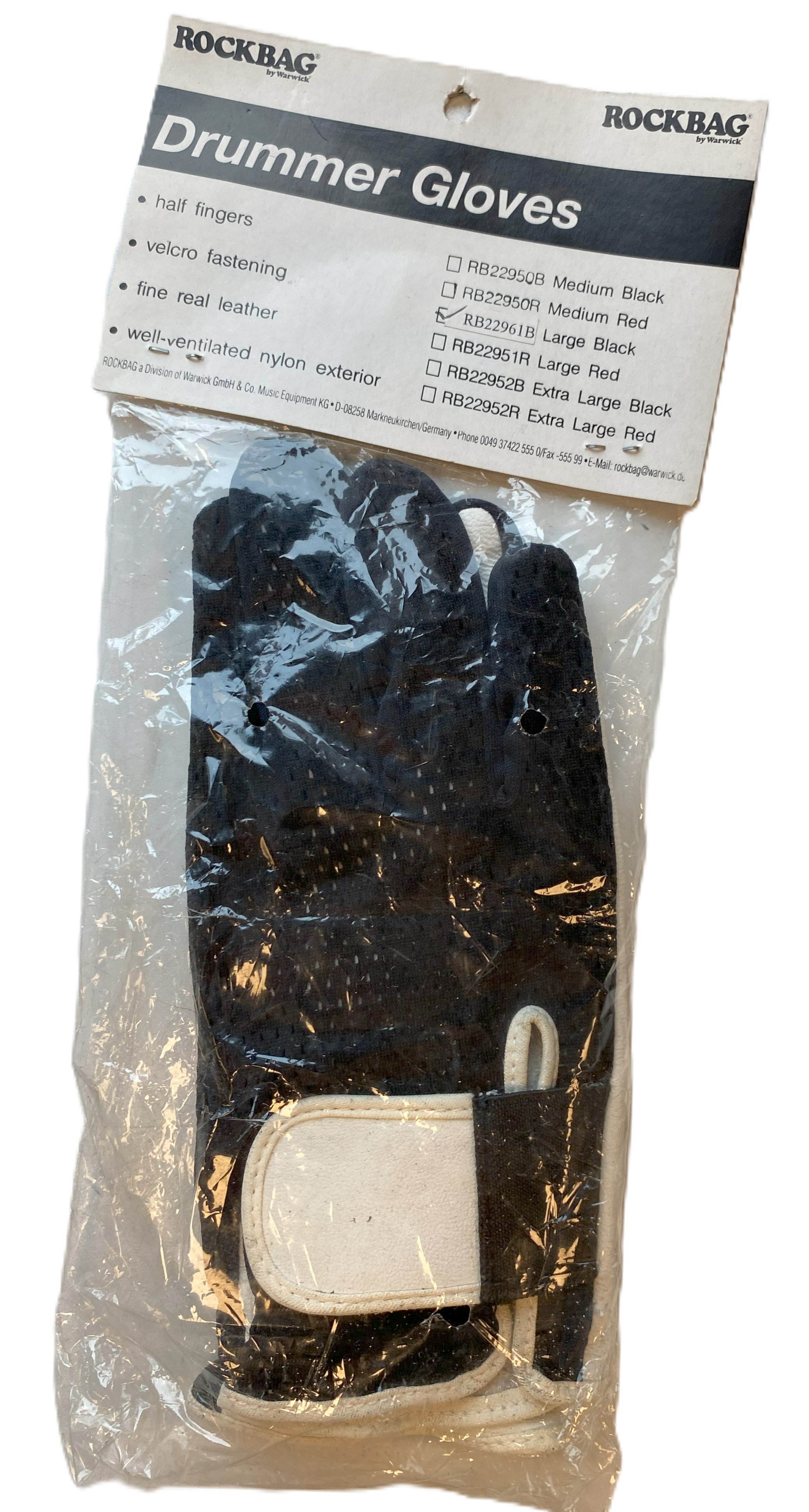 Rockbag RB 22961 B Large Trommehandsker